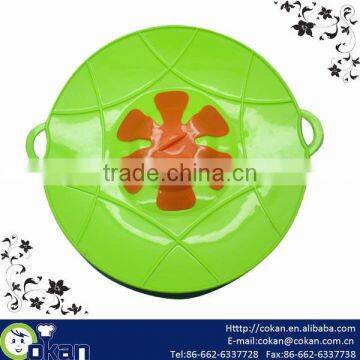 Silicon spill lid stopper ,Silicone Lid Stops Pots and Pans Spill Stopper 11.5" Silicone Pot