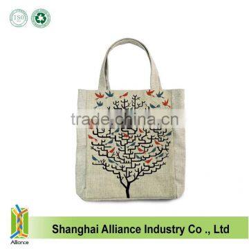 New Retro Vantage Coffee Latte Tote Bags Craft Bags Shopping Bags Cotton Linen