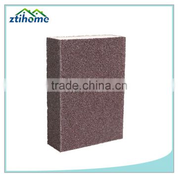 high density aluminum oxide abrasive hard sanding sponge foam blocks