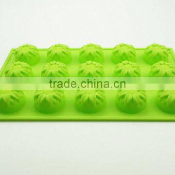 1192 15 Pcs Roses Shaped Silicone Chocolate Mould and Mold photo-2