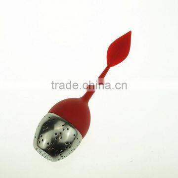 16088 Leaf Shape Silicone Tea Infuser, Silicone Tea Strainer photo-5