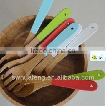 Wholesale New bamboo salad bowl with fork