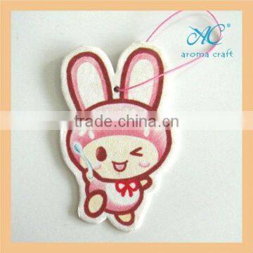 wholesale fragrance paper air freshener customized shape scented paper air freshener for car