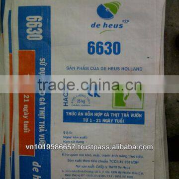 Animal feed packing PP woven bag