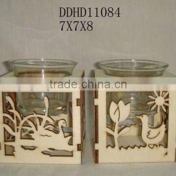 HOT Selling Wood Candle Holder of animal design