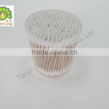 sterile wooden stick cotton bud cotton swab