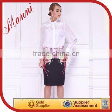 2014 new design elegant blouse autumn long sleeve