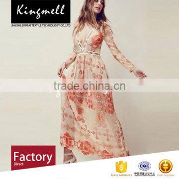 2017 latest long sexy silk skirt designed for summer