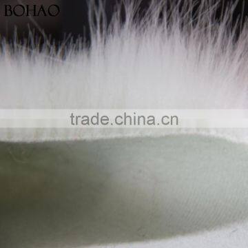 Light Color Pretty Nice Looking Long Hair Artificial Fur Fabric Textile photo-4