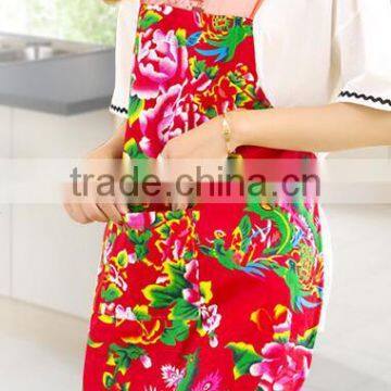 100% Cotton Digital Printing Design Kitchen Cooking Bib Apron