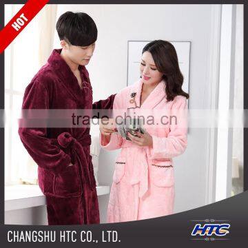 kimono/shawl collar cotton terry cloth bathrobe for home hotel