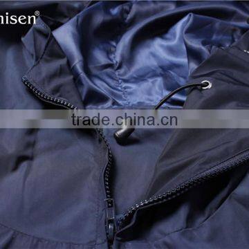 Taslon Nylon Men's Waterproof and Breathable Blue Jacket photo-3