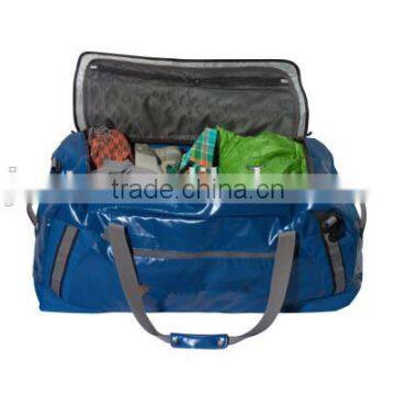 Glazed pu waterproof duffel bag