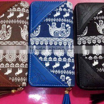 Lady New Cotton Canvas Diversity Hot Wallet photo-6