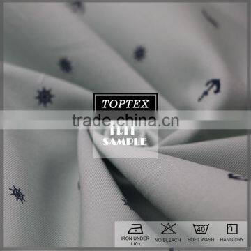 98 % Cotton 2 % Spandex custom rotary screen printed fabric