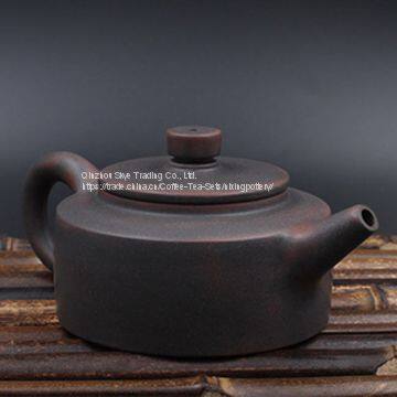 Purple Clay Teapots Nixing Pottery Zhou Pan Pure Handmade 150ml Teapot photo-2