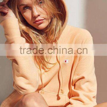 Popular Fleece Hoodie Sweatshirt Reverse Weave Hoodie With Soft Fleece Inside and Embroidery Logo photo-2