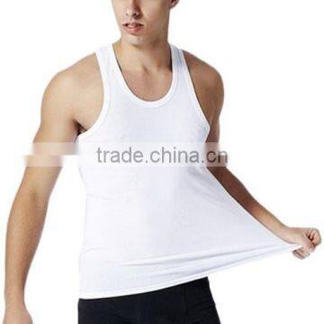 Wholesale Trendy Casual High Quality Bulk Cheap Custom Plain Mens Tank Top photo-2
