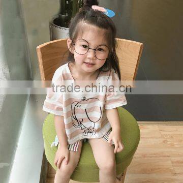 S17097A New 2017 Summer Baby Clothes Short-sleeve Girls T Shirts photo-2