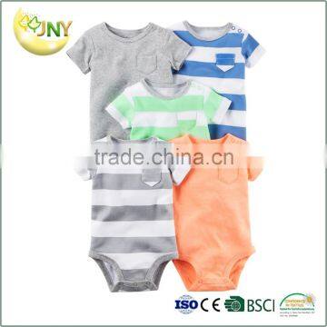 100% Cotton plain boys baby grows bodysuit