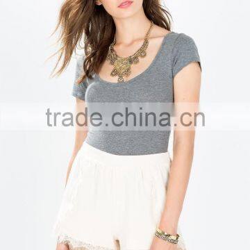Hot High-waist Shorts Women Summer Outfit Crochet Shorts photo-5