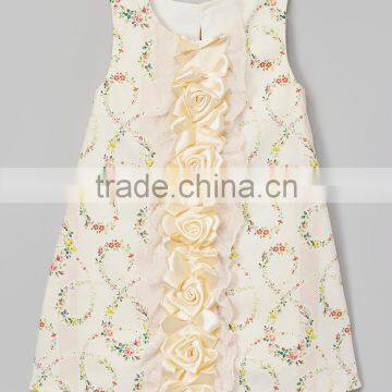 New Style Floral Shift Girl Dress For Baby Toddler Summer Dresses Children Clothing GD90427-55