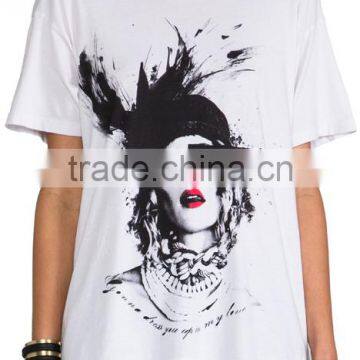 Cotton Blend T-shirts With Face Print photo-5