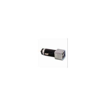 USB Car Charger for iPad/iPod with 12 to 24V Input Voltage and 5V Output Voltage