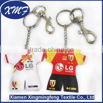 Custom 3d soft silicone rubber pvc promotional keychain