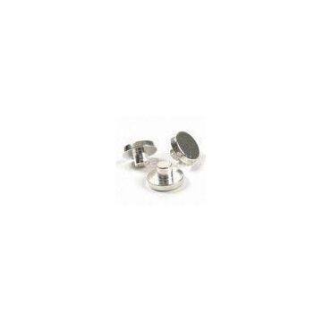 Arc-resistance Solid Silver electrical contact rivet for motor starter