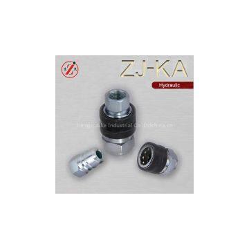 ZJ-KA Carbon Steel Non Valves QRC Quick Connects Coupling