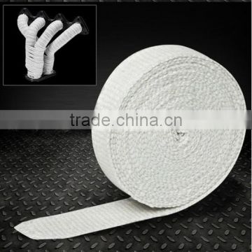 titanium engine exhaust header manifold insulation wrap