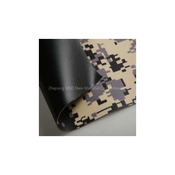 PVC Coated Fabric /Tarpaulin for Camouflage Tent