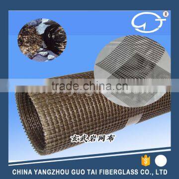 Temperature Heat Resistant Brown Basalt Fiber Mesh Fabric photo-2