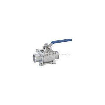 1/2 - 3 Manual Floating q81f Industrial Ball Valves With Clamp End -20 C ~ + 150 C