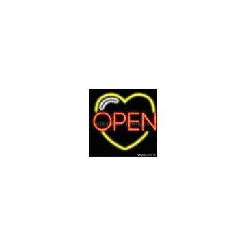 led sign open