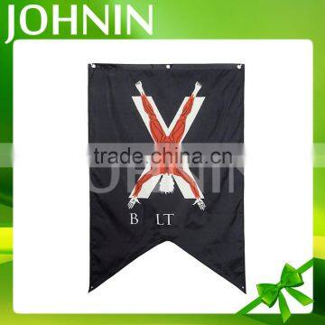 Wholesale customized design polyester fabric dovetail burgee flag