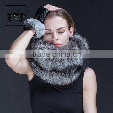 Winter fashion luxurious thick women natural animal fox fur hat