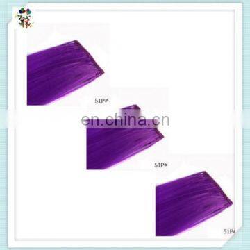 Cheap Girls Purple Clip In Synthetic Hair Extensions HPC-0119 photo-3