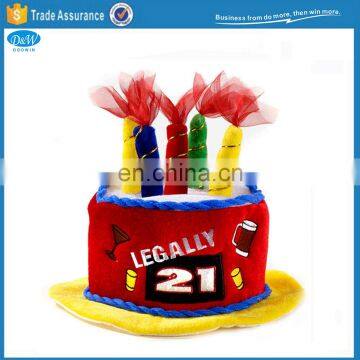 Legally Happy 21st Birthday Party Favor Costume Gift Crazy Birthday Shaped Cake Hats