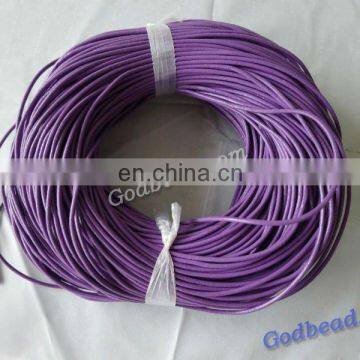 13jewelry cords 1mm/2mm/ 3mm/4mm/5mm/ smooth round jewelry cords geunine leather cords