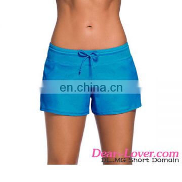 Cheap Price Factory Wholesale Sexy Beachwear Acid Blue Women Swim Short