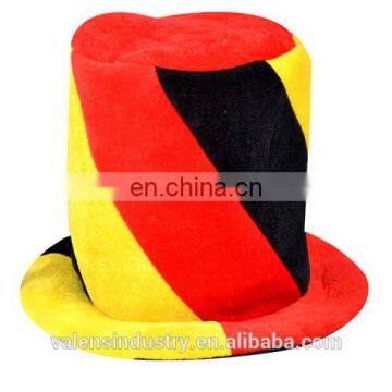 OEM wholesale Fashion Crazy Funny Event & Party Supply Football Fans top Hat Wholesale Hats