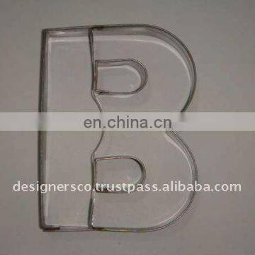 Stainless Steel Alphabet Cookie Cutter