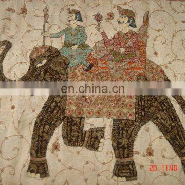 Designer Wholesale Old Silk Cotton Patchwork Wall Hangings Tapestry Runner photo-4