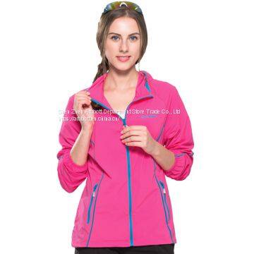 Outdoor Sports Thin Sunproof Nylon Woman Skin Clothes