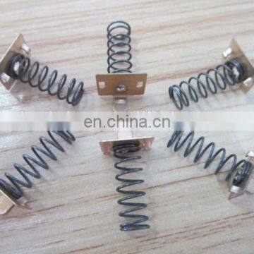 High quality steel spring anodized stamping metal sheet part electronic power supply fitting metal battery contactor