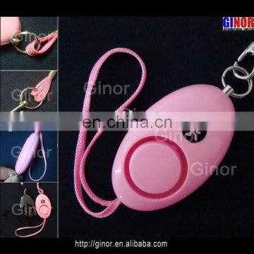 Pink personal safety alarm