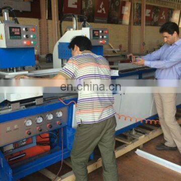 Two head upvc window welding machine