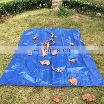 Aluminium eyelet tarpaulin blue-blue